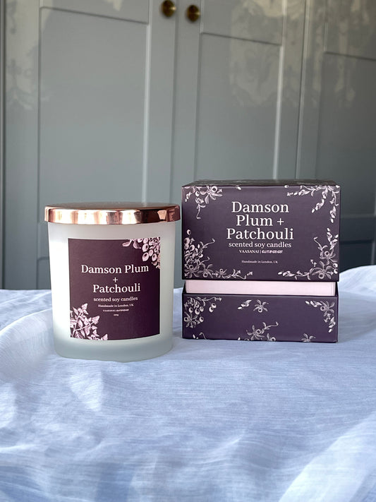Damson Plum + Patchouli Candle Jar
